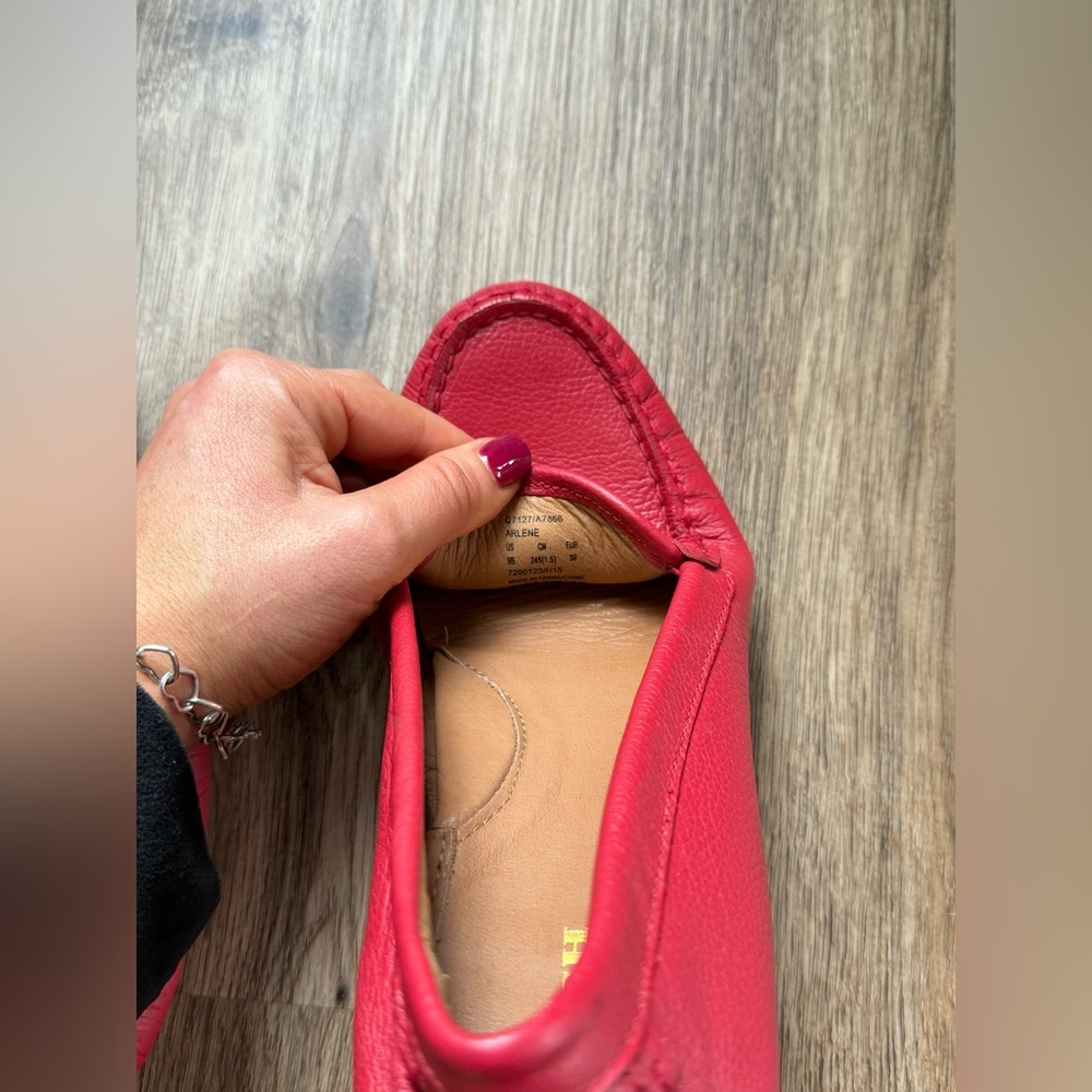SoldπππππCoach Arlene Turnlock Leather Loafers Size 9B - Picture 8 of 8